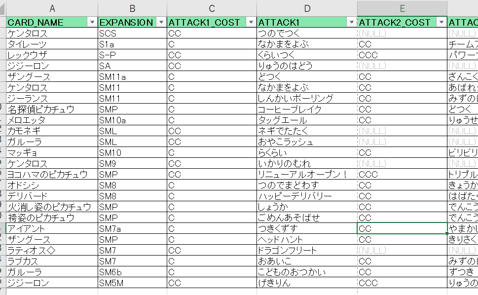 ポケカ リレーショナルdbで遊ぼう みれ Note ポケカ リレーショナルdbで遊ぼう みれ Note