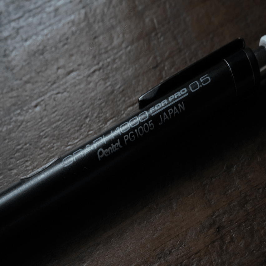 愛用品】Pentel GRAPH 1000 FOR PRO 0.5mm｜taku st 【stationery】