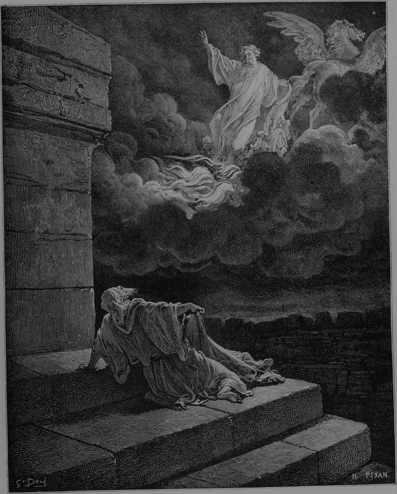 聖書や神話を知らんと理解できんアートが多いのでエピソード別にまとめてみる 旧約聖書篇56 預言者エリヤとエリシャ さとなお 佐藤尚之 Note