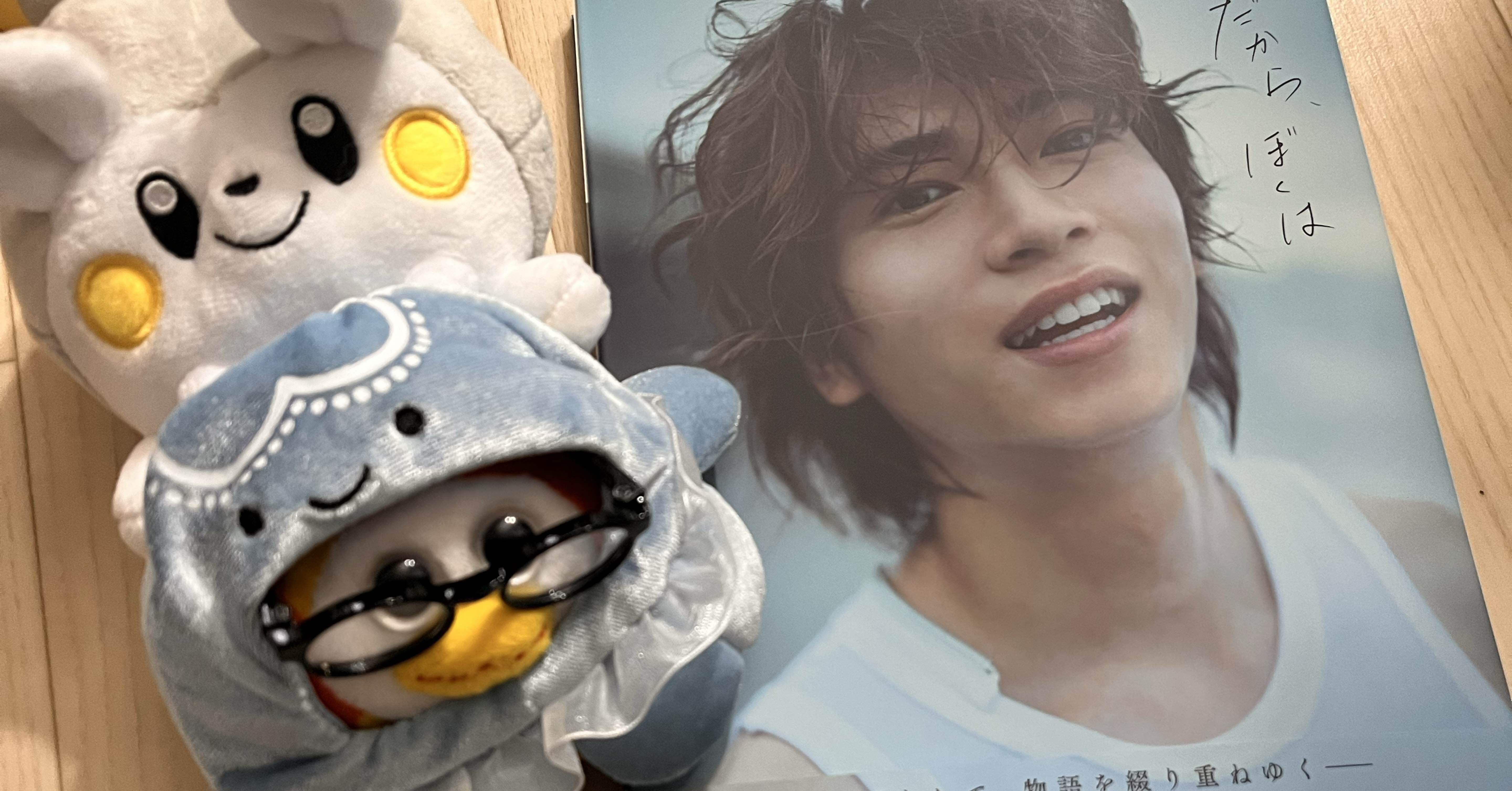 写真集のお渡し会に行って、推しの推しのぬいぐるみを買った｜shimabou