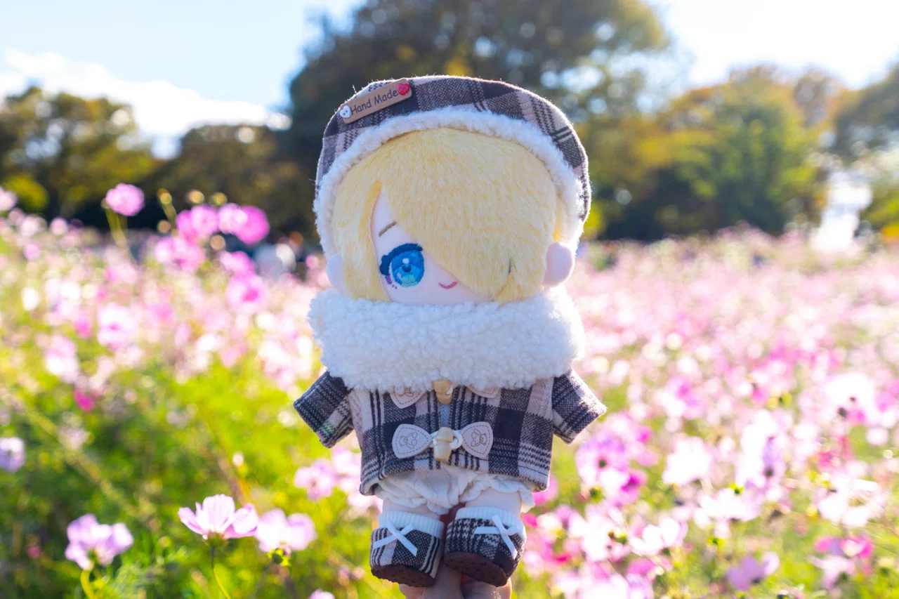 ぬい服紹介！自作ぬいのお出かけ日記②【秋のあったかコート・他】｜れ