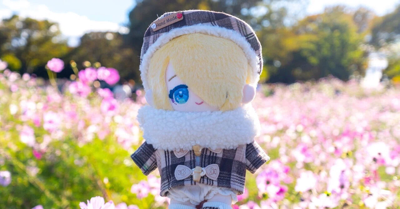 ぬい服紹介！自作ぬいのお出かけ日記②【秋のあったかコート・他】｜れ