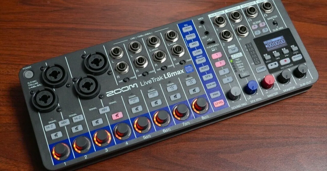 ZOOM ズーム L-6 max ZOOM L6 MAXのファーストインプレッション｜松井 隆幸@ライブ配信が