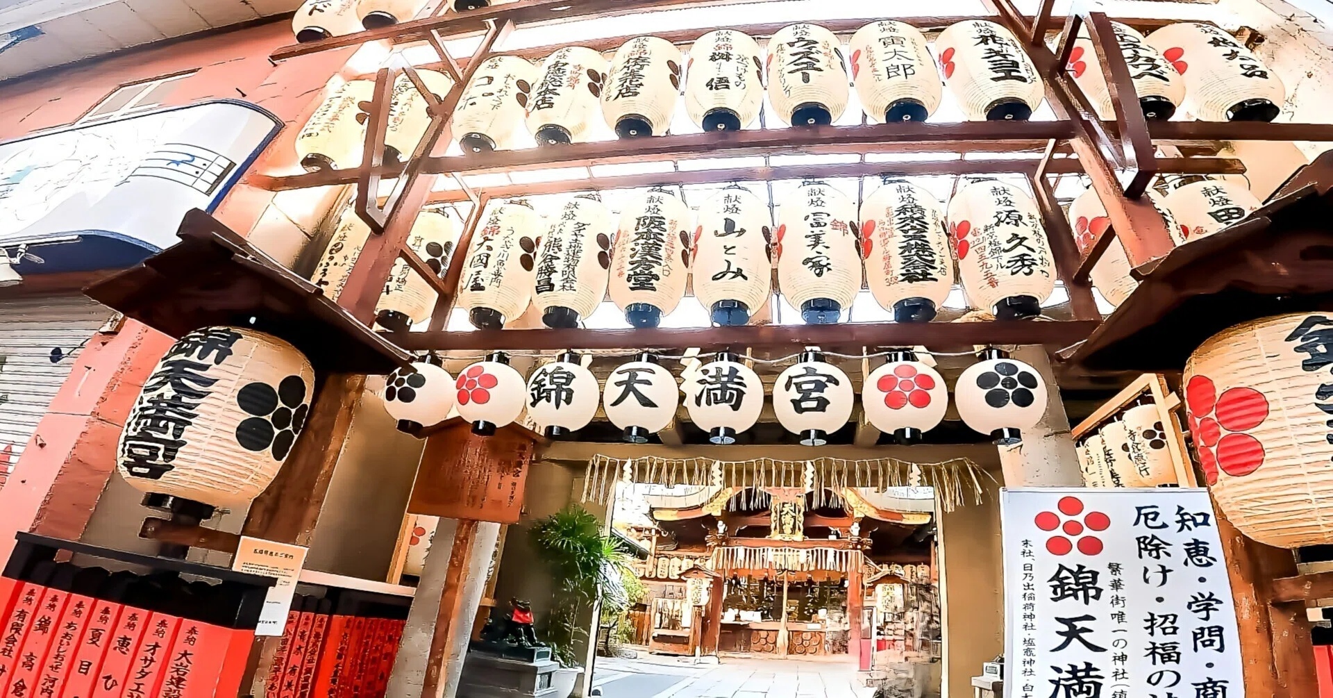 0555 Nishiki Tenmangu Shrine (Kyoto Prefecture), where a torii