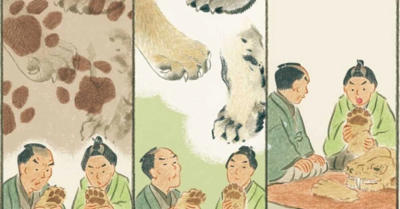 真作/佐伯岸岱/花鳥の図/佐伯岸駒の長男/桐題箱付/布袋屋掛軸HH-529 絵師漫画の思い出話④岸駒｜長田結花