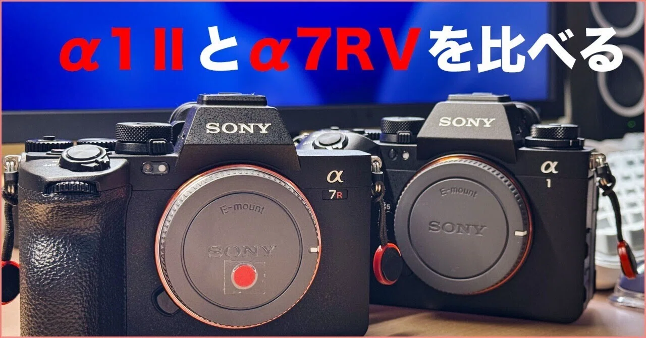 α1Ⅱとα7RⅤを比べる｜TERU