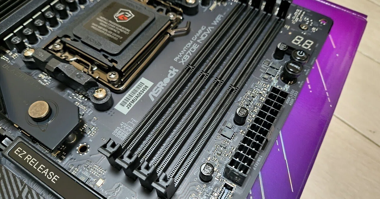 割り切ったスロット構成をどう捉えるか：ASRock X870E Nova WiFi｜香月聡司