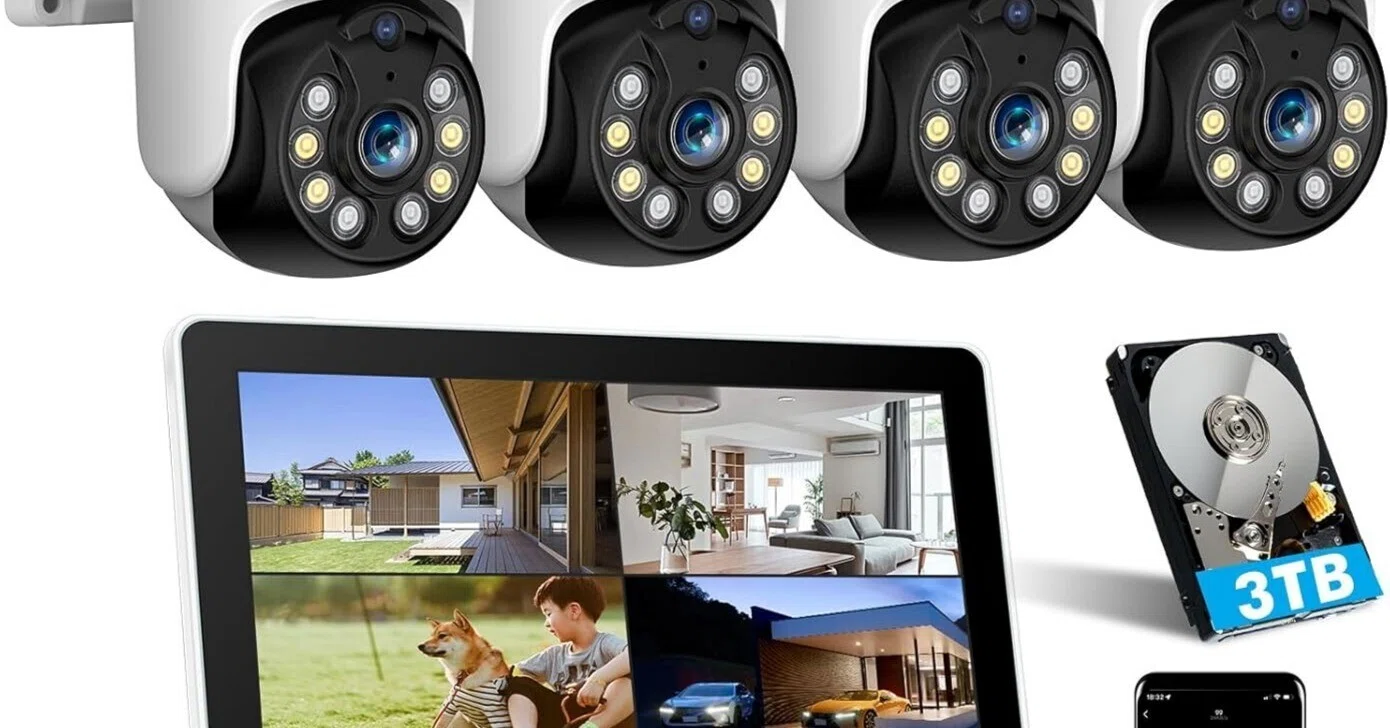 安全を守る新しい相棒！YESKAMOOの360°全方位追尾防犯カメラセット