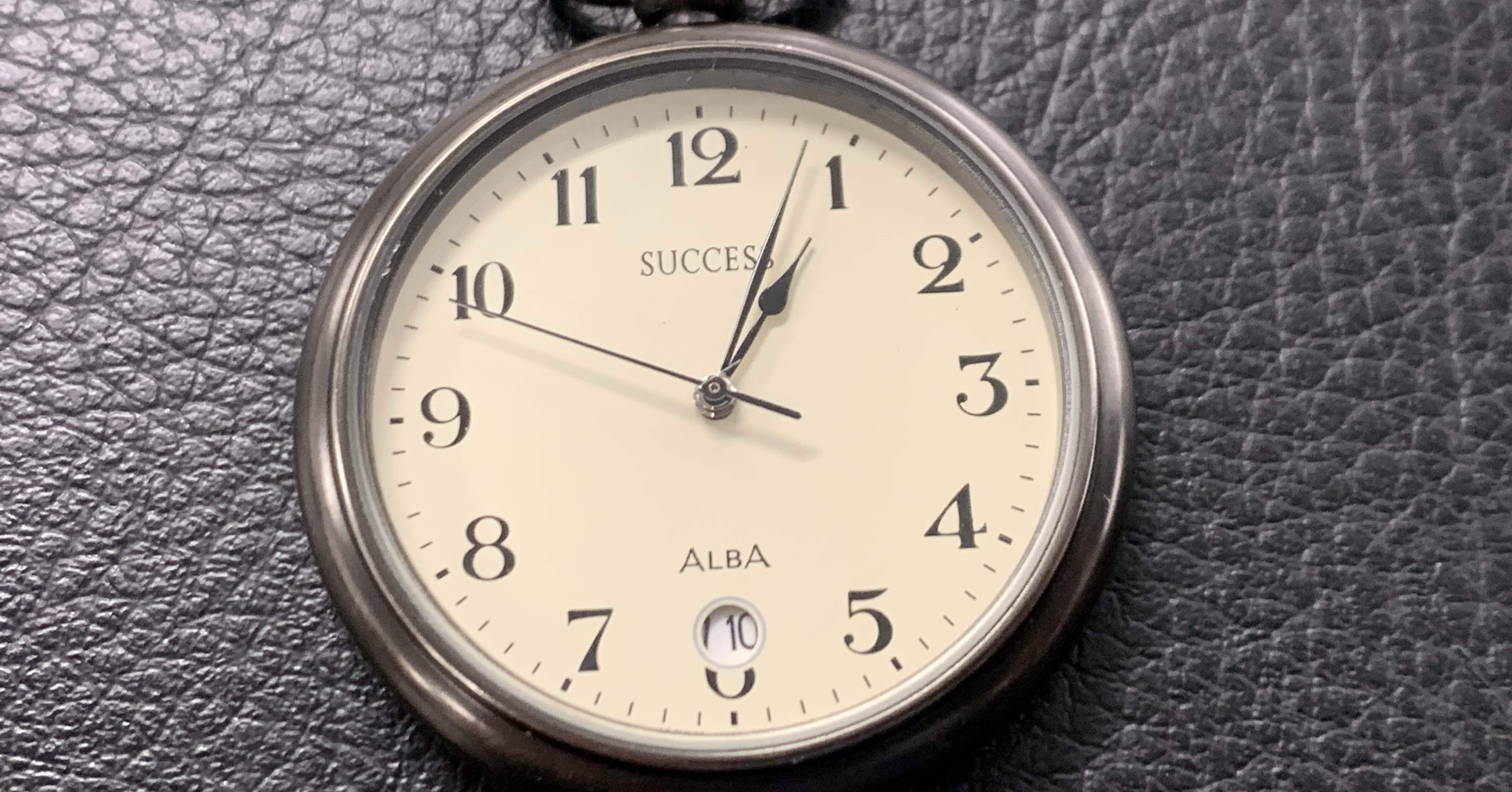 20251110 四半世紀以上使っている懐中時計の電池を交換した｜Ryuma