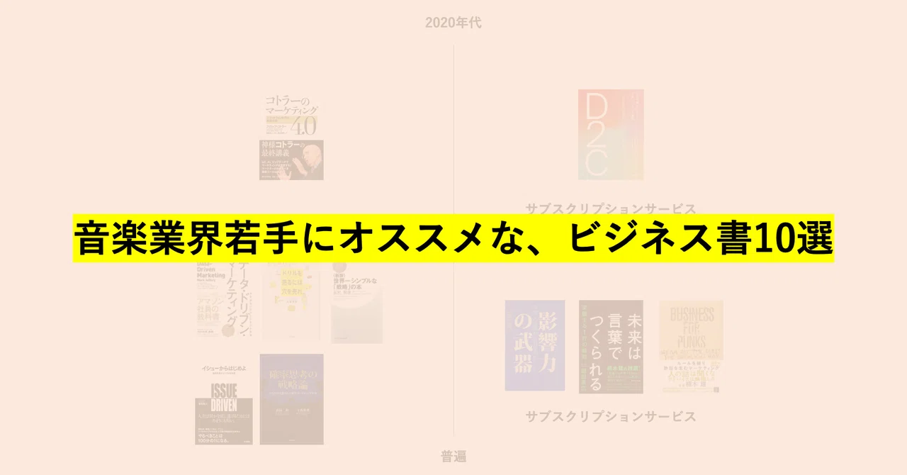 音楽業界若手にオススメな、ビジネス書10選｜Miyamoto Hiroshi | 宮本浩志