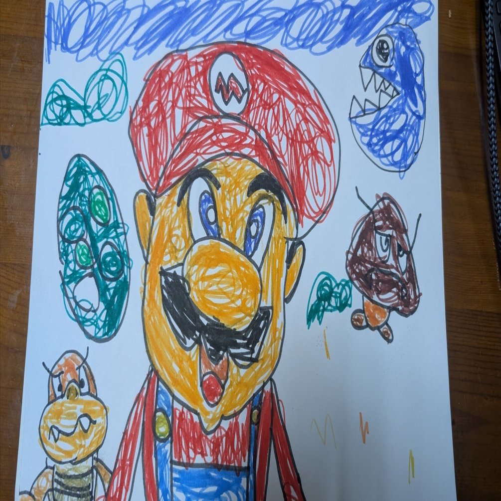 5歳の夜、毎日一枚の絵——ASDの子どもと育てる“表現の根っこ”｜tsukune