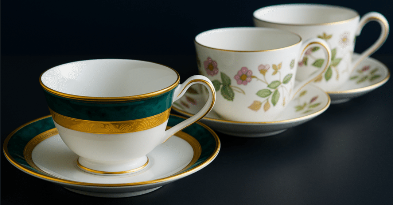 母はノリタケ、息子はウェッジウッド──誤解から生まれた上流食卓