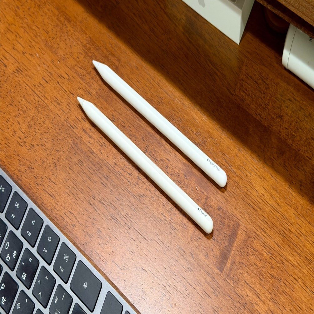 Apple Pencil Proをレビュー！M4のiPad Proを買ったから仕方なく買った