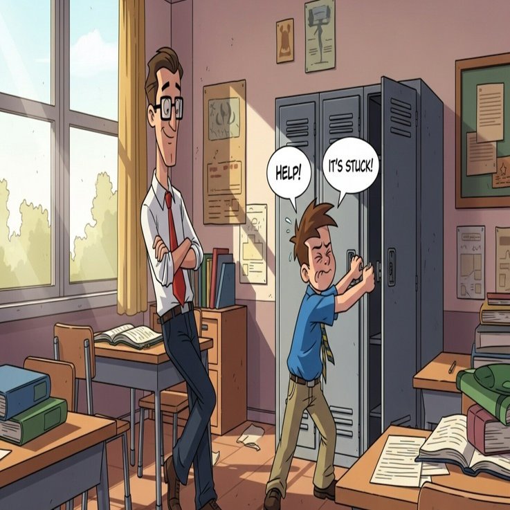 生徒が教師を助ける