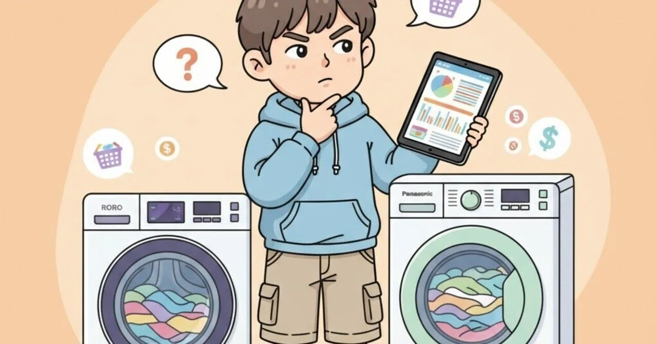 YAMADAの洗濯機はパナソニックを超えられるか！？｜山﨑さんの健康とか