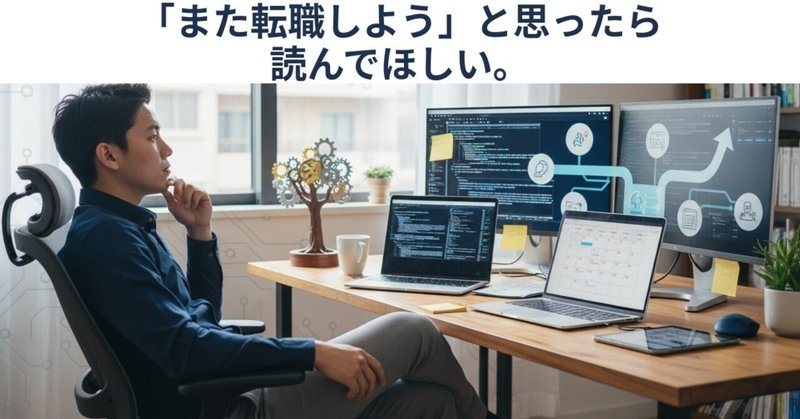 「また転職しよう」と思ったら読んでほしい。～SESエンジニア～