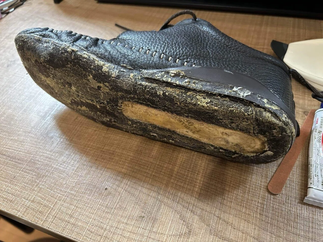 VISVIM FBTの剥がれたソールをスワップして再生してみる｜ある
