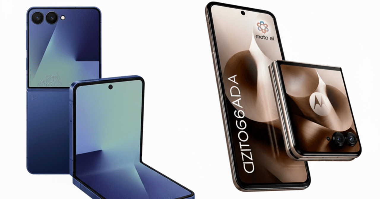 Galaxy Z Flip7・motorola razr 60 Ultra 徹底比較！2025年最強の縦型