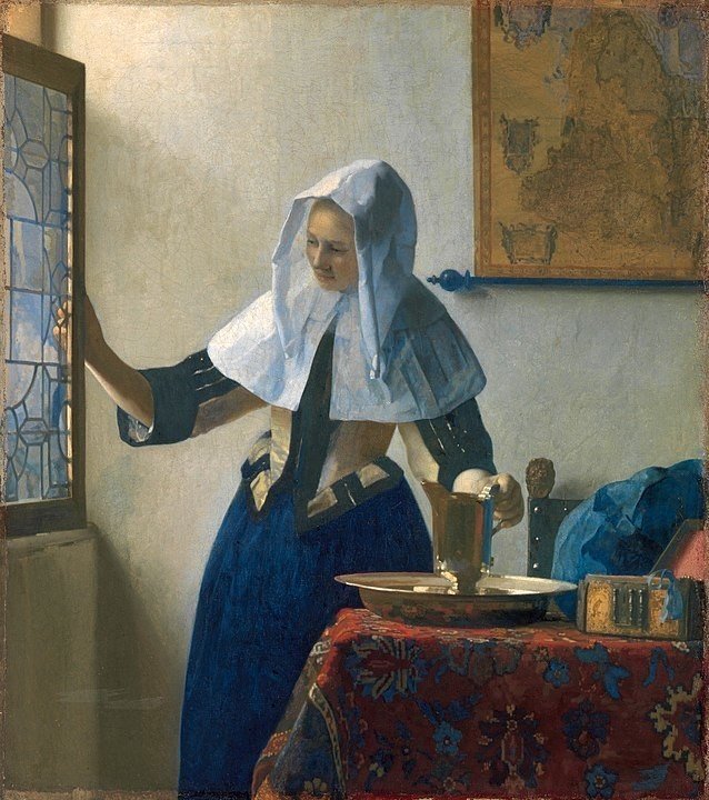1664-1665頃　水差しを持つ女638px-Jan_Vermeer_van_Delft_019