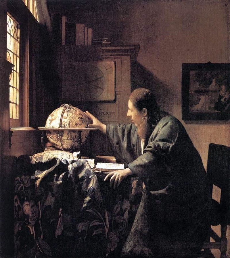 1668天文学者Jan_Vermeer_-_The_Astronomer