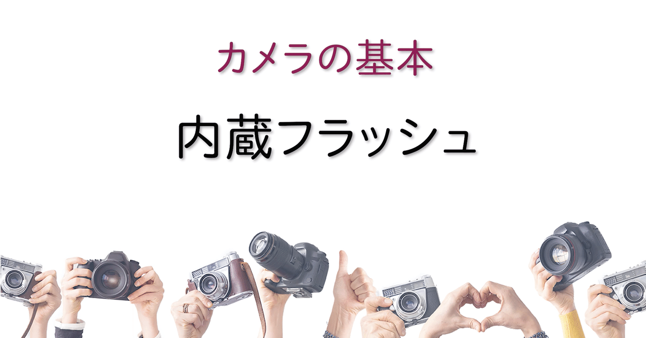 内蔵フラッシュについて｜西村 優子