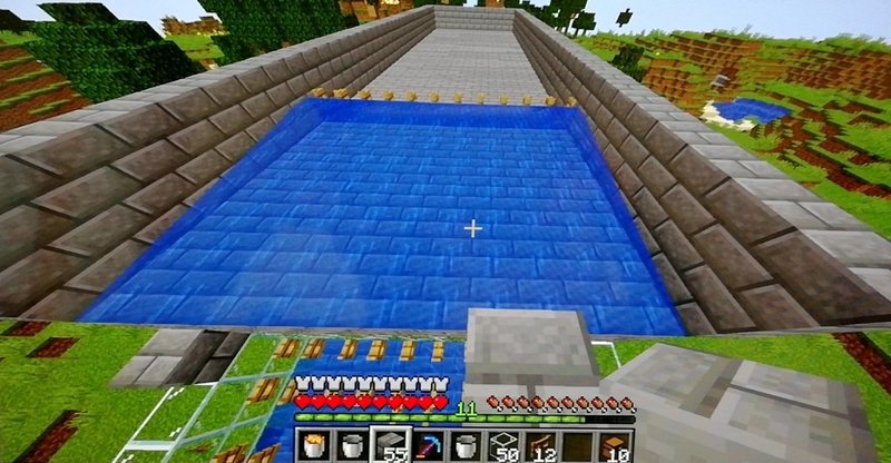 マイクラサバイバル日記 12 製鉄所で鉄大量 アスナル総合館 Note