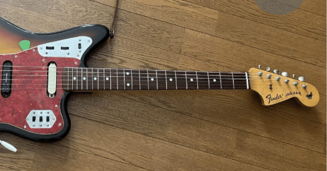 エレキギター①改造前 Fender japan Jaguar｜スロウリィ