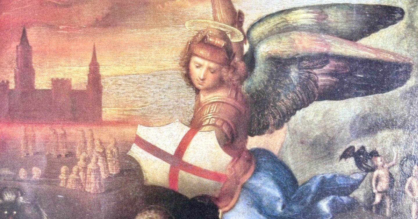 もうドラゴンと戦わなくてもいいよ！ラファエロの大天使ミカエルと竜