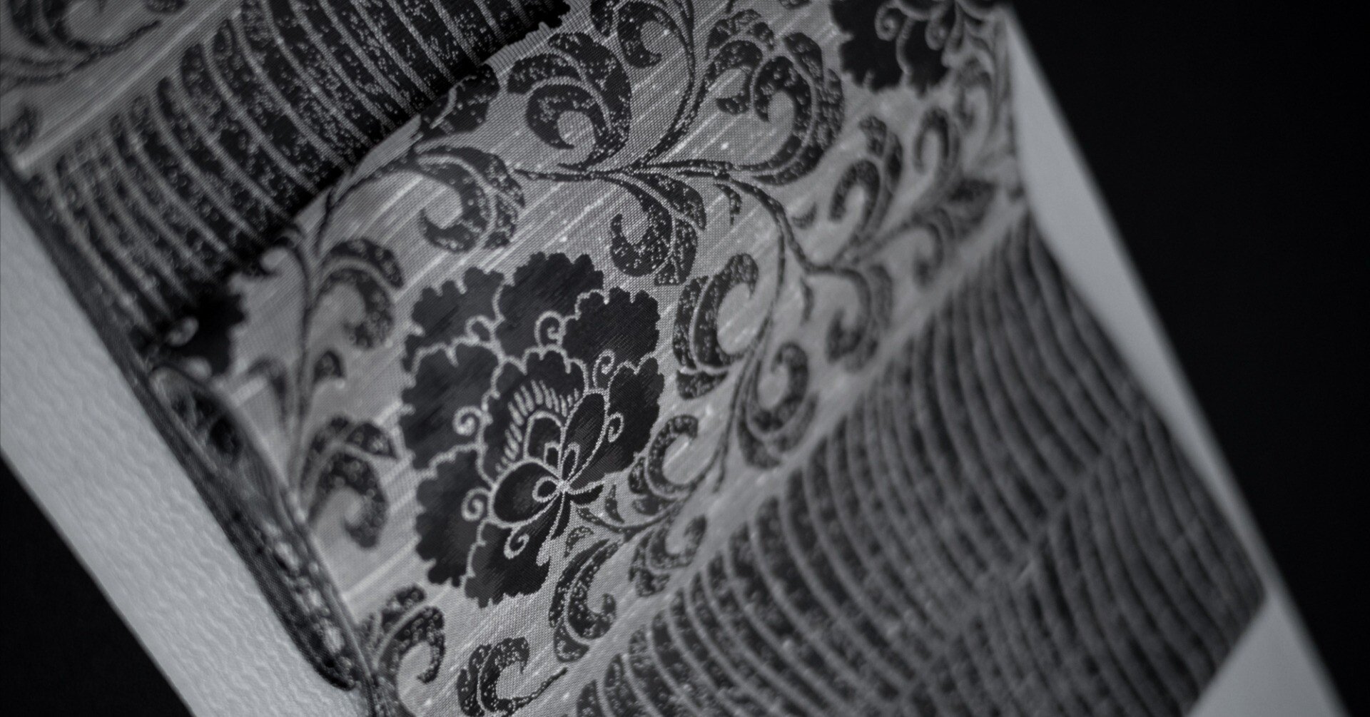 袋帯】アラベスク・スクロール｜総紗縫＋｜senpukuya5