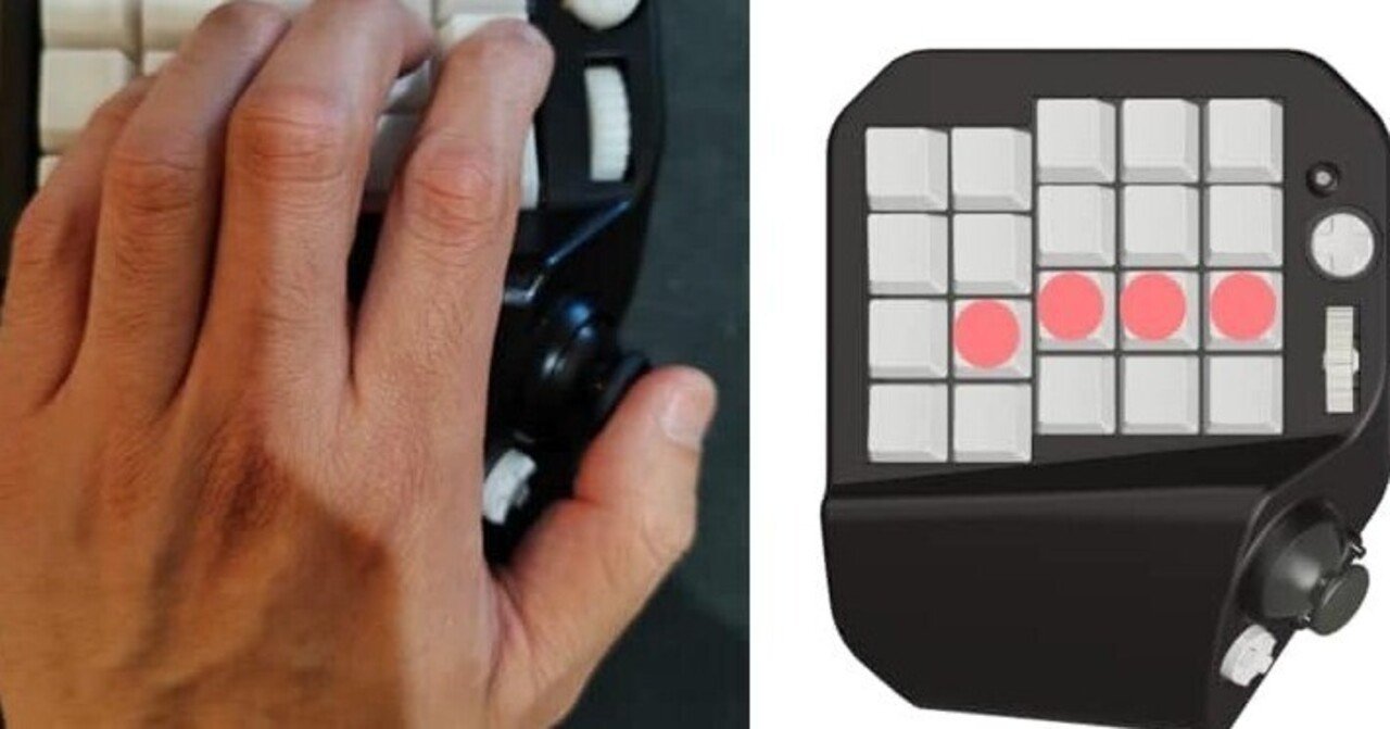 MH-Delta徹底レビュー：41キー左手デバイスのアナログ操作感と軸交換を