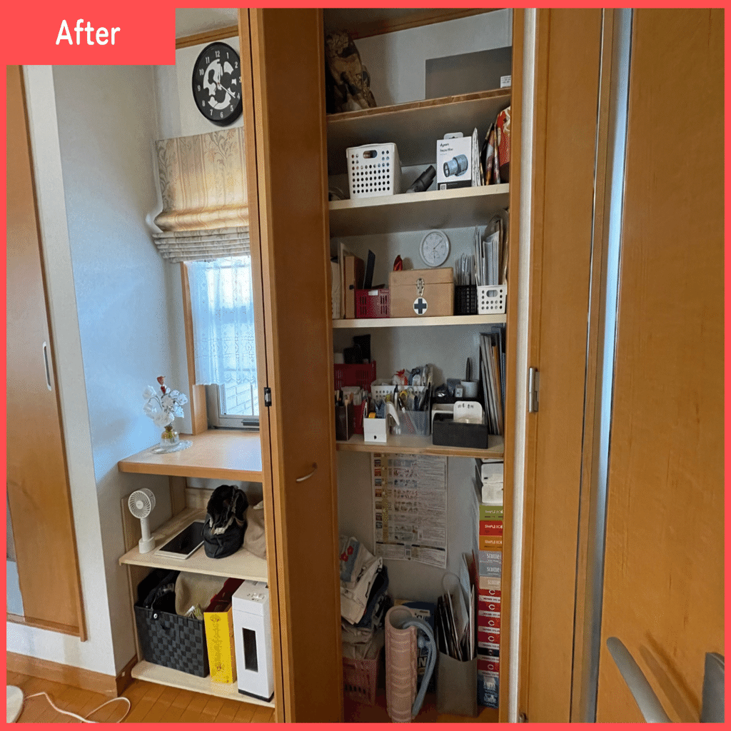 そういえば整理収納アドバイザーだったので実家を片付けてみた｜sakipon