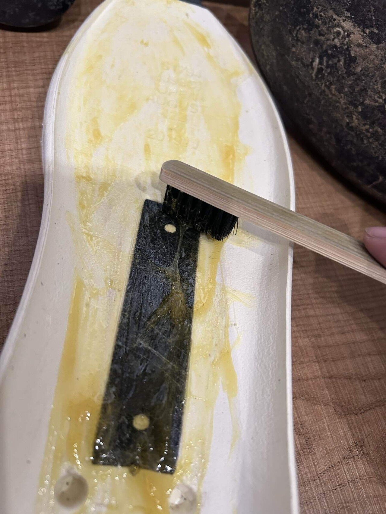 VISVIM FBTの剥がれたソールをスワップして再生してみる｜ある