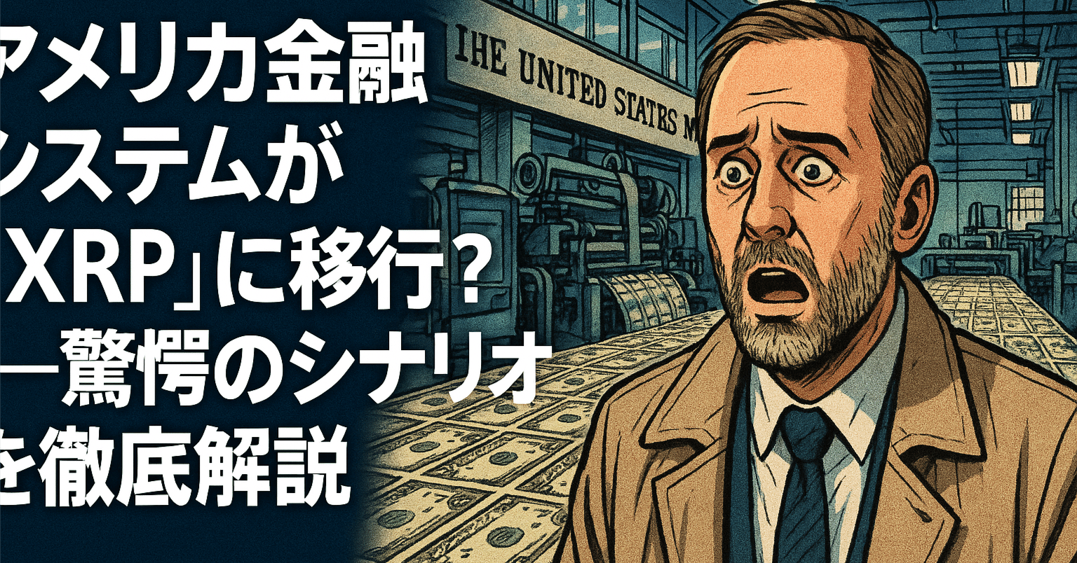 アメリカ金融システムが「XRP」に移行？──驚愕のシナリオを徹底解説｜光本貴一｜XRP / Ripple