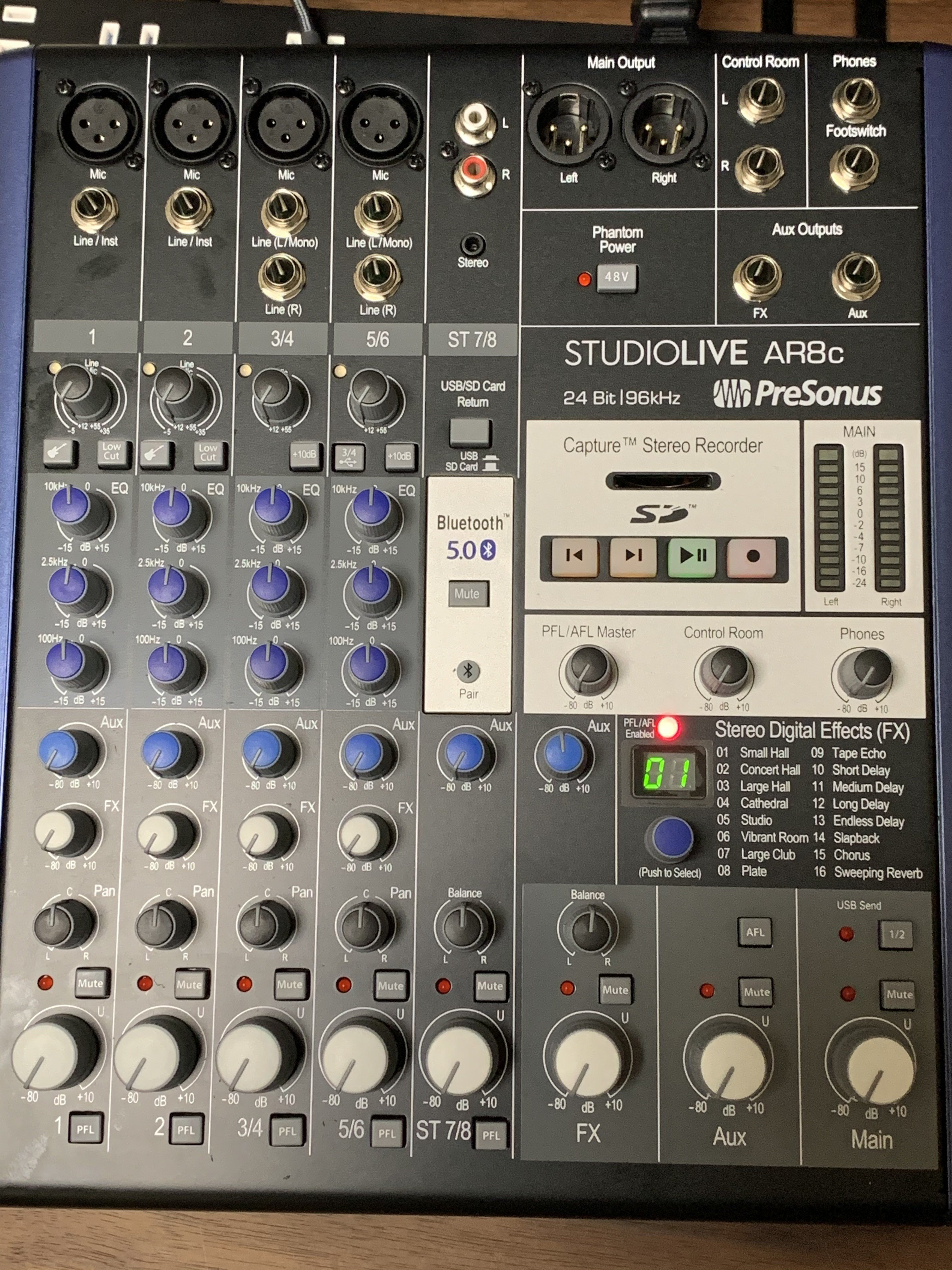 PreSonus STUDIOLIVE AR8cの使い方その1|小島 淳 株式会社