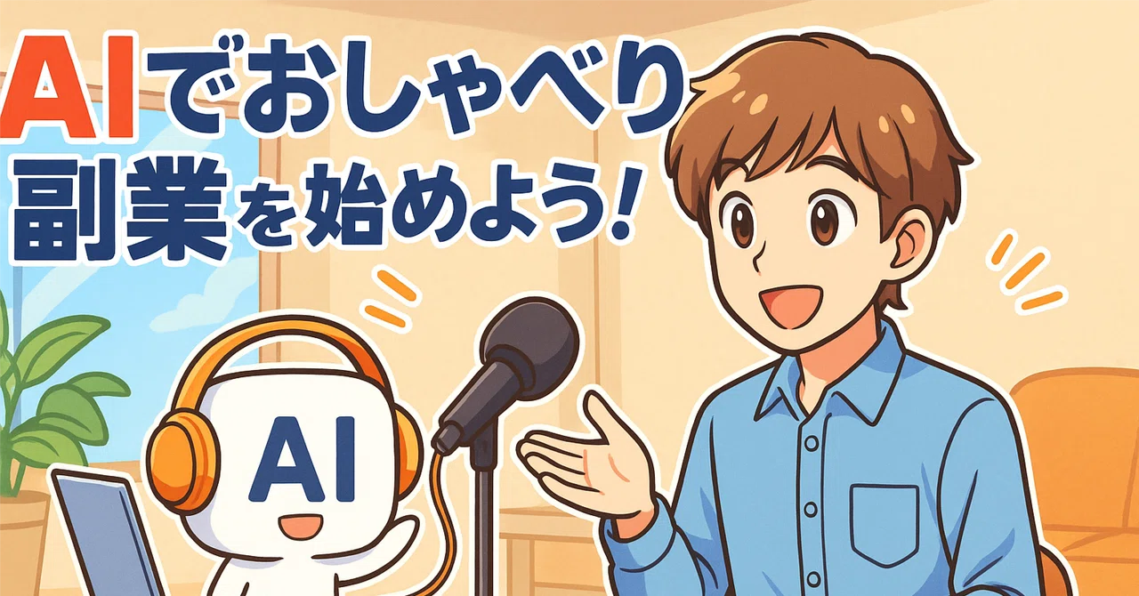 🎙Start a 'Talking Side Hustle' with AI! ~The era where you can ...