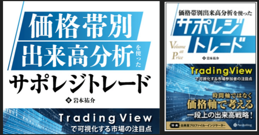 本日発売！『価格帯別出来高分析を使った サポレジトレード