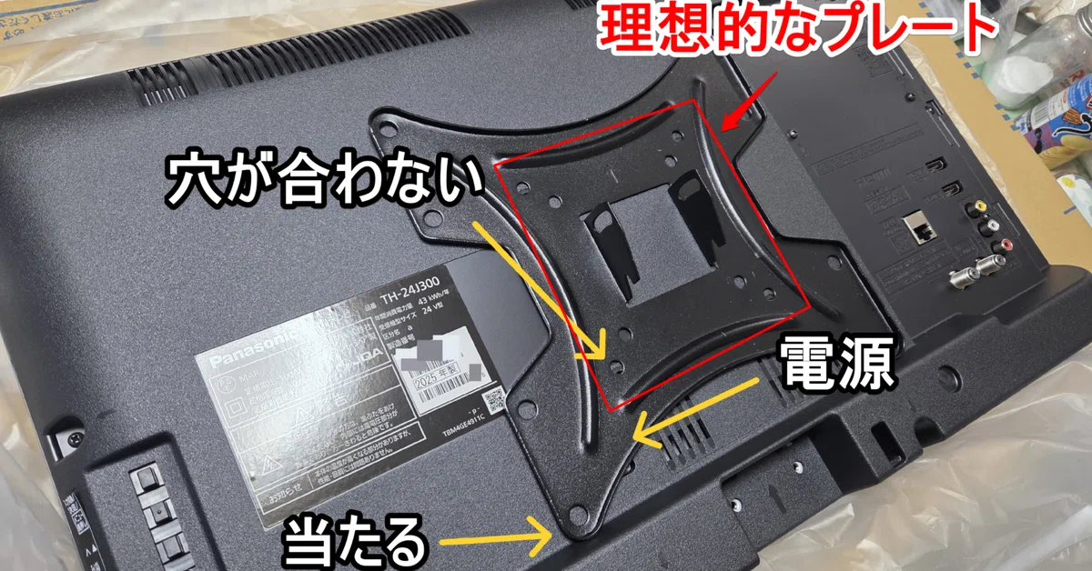TH-24J300 壁掛け金具｜有)越谷電器