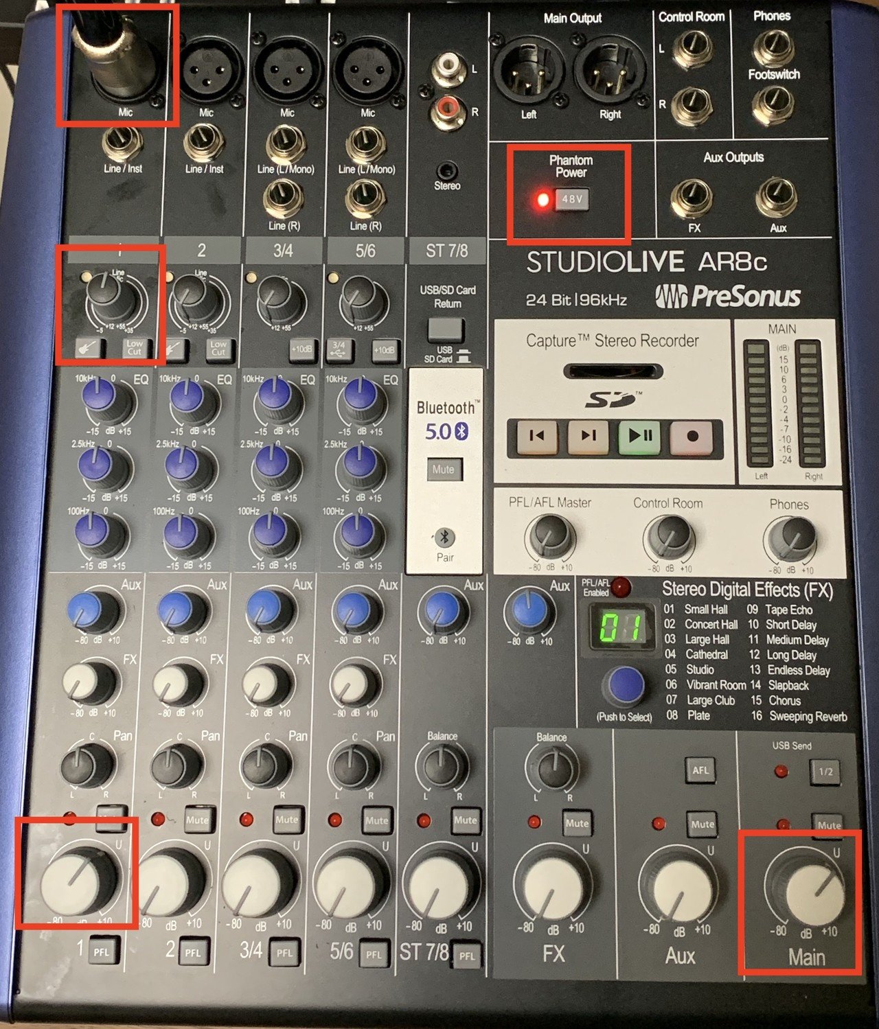 PreSonus STUDIOLIVE AR8cの使い方その1｜小島 淳 株式会社オルター