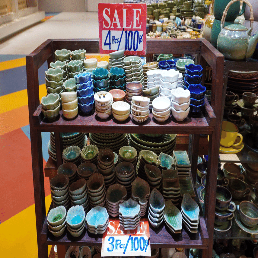 バンコク買い物]Central World向かいのBIGC 5階「Tonpo Sineha ceramic