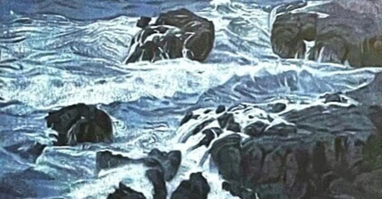 森アート絵 絵画 風景画 日本 北海道 美瑛町 白金の森 青い池 