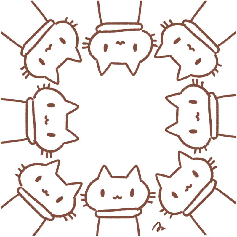 ねこぬりえ あさひな Note