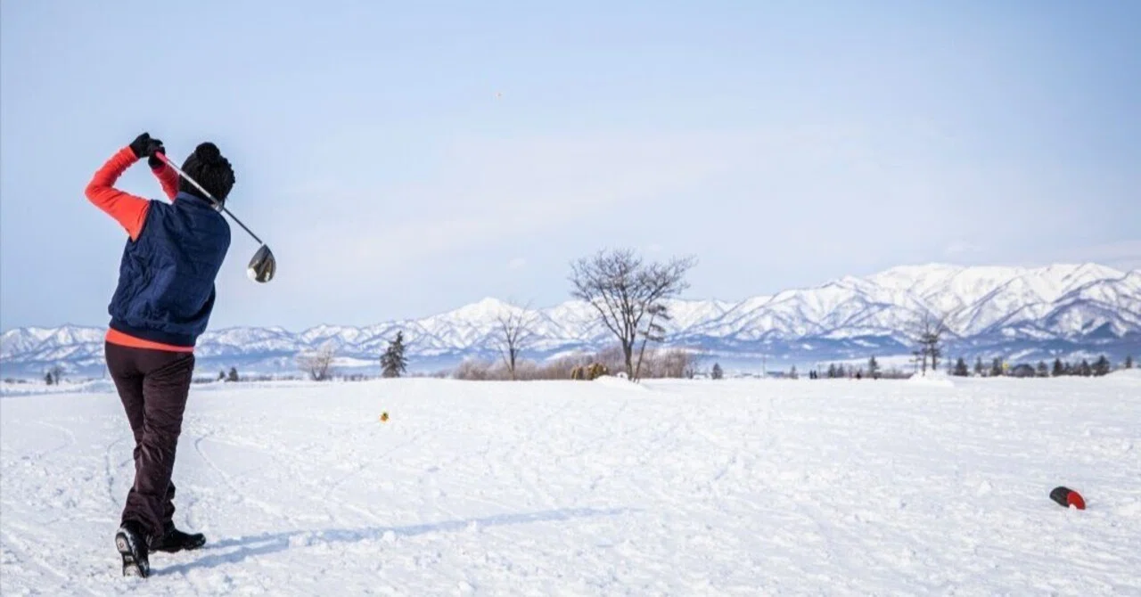 Winter is the perfect chance to improve your golf game! Practice to aim ...