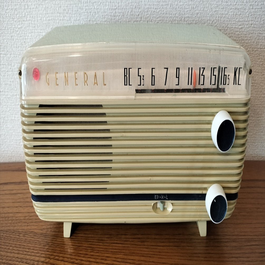 復活！真空管ラジオ・ゼネラル5M980 修理記録｜RYU KASA