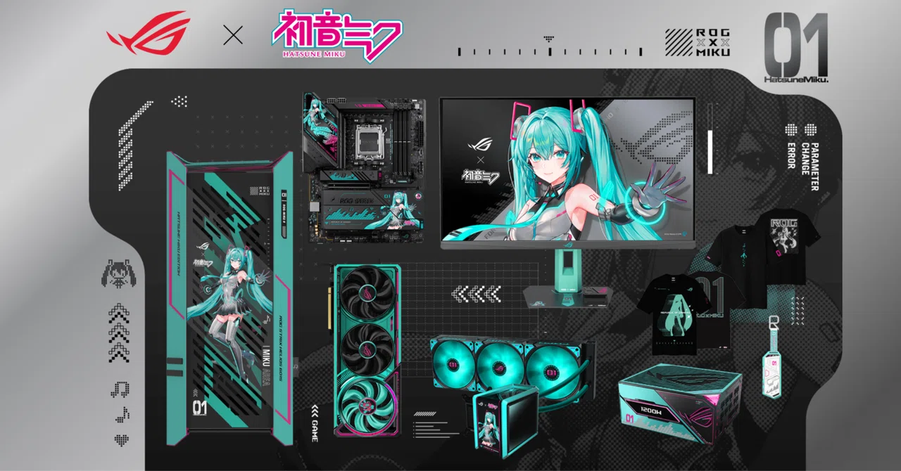 新製品】冬のボーナスが一瞬で無くなる ROG × 初音ミク コラボ製品の 