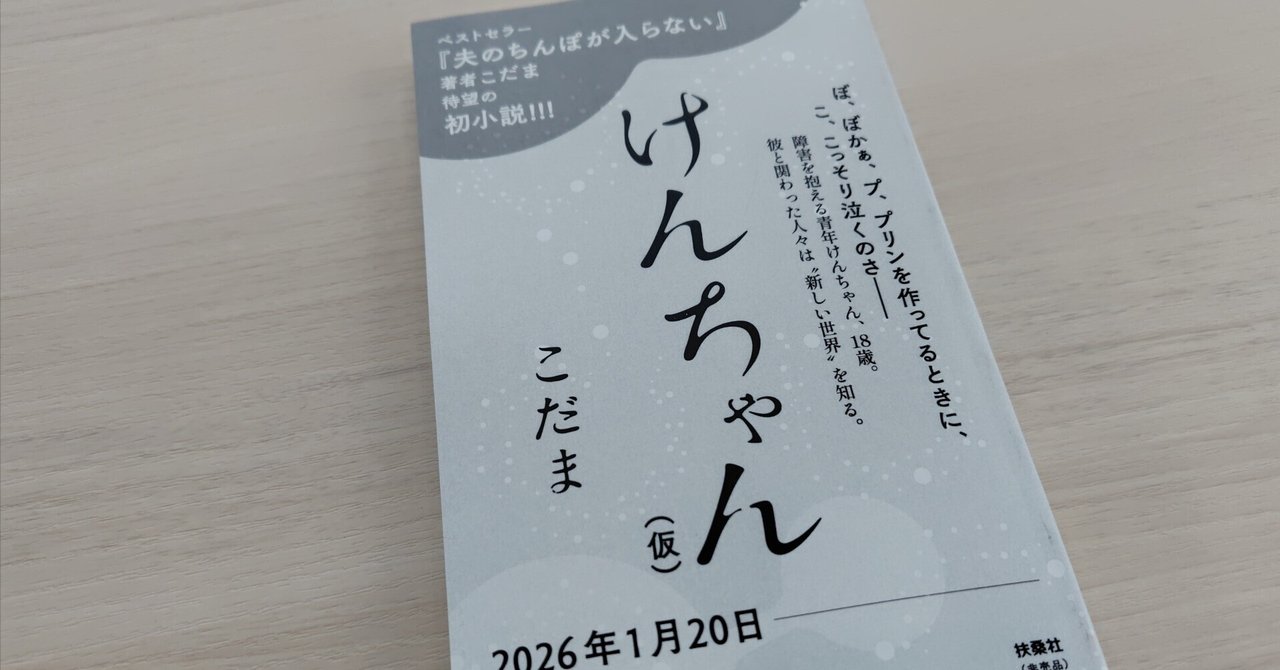 新刊『けんちゃん』のこと｜こだま