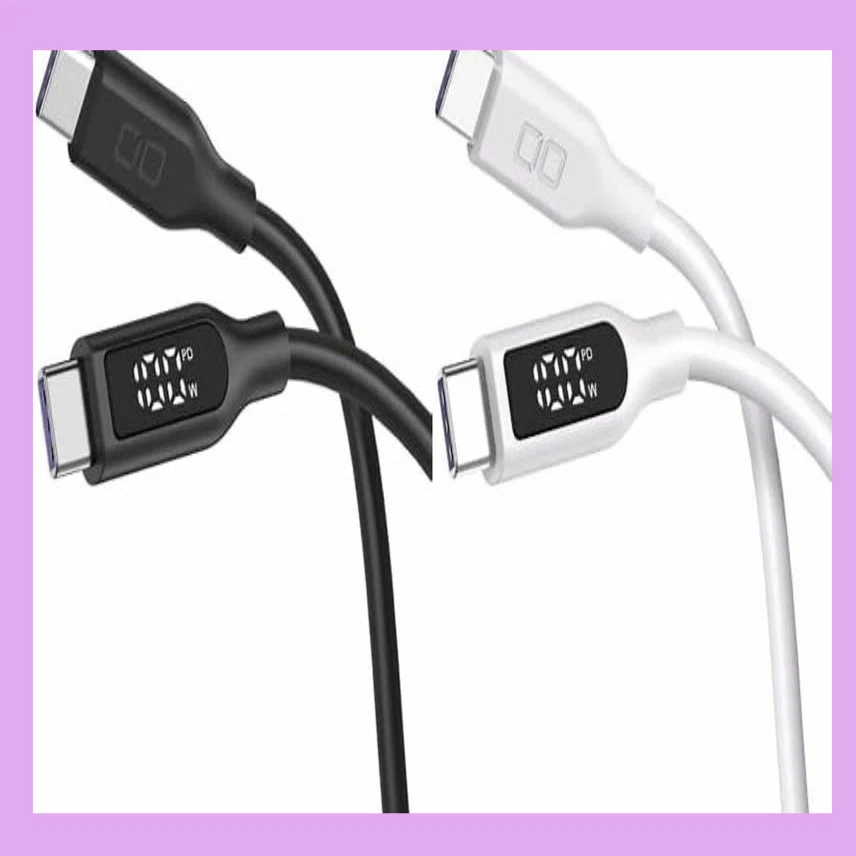 CIO充電ケーブル】柔らかいシリコン＆液晶表示が魅力！100W USB-C対応