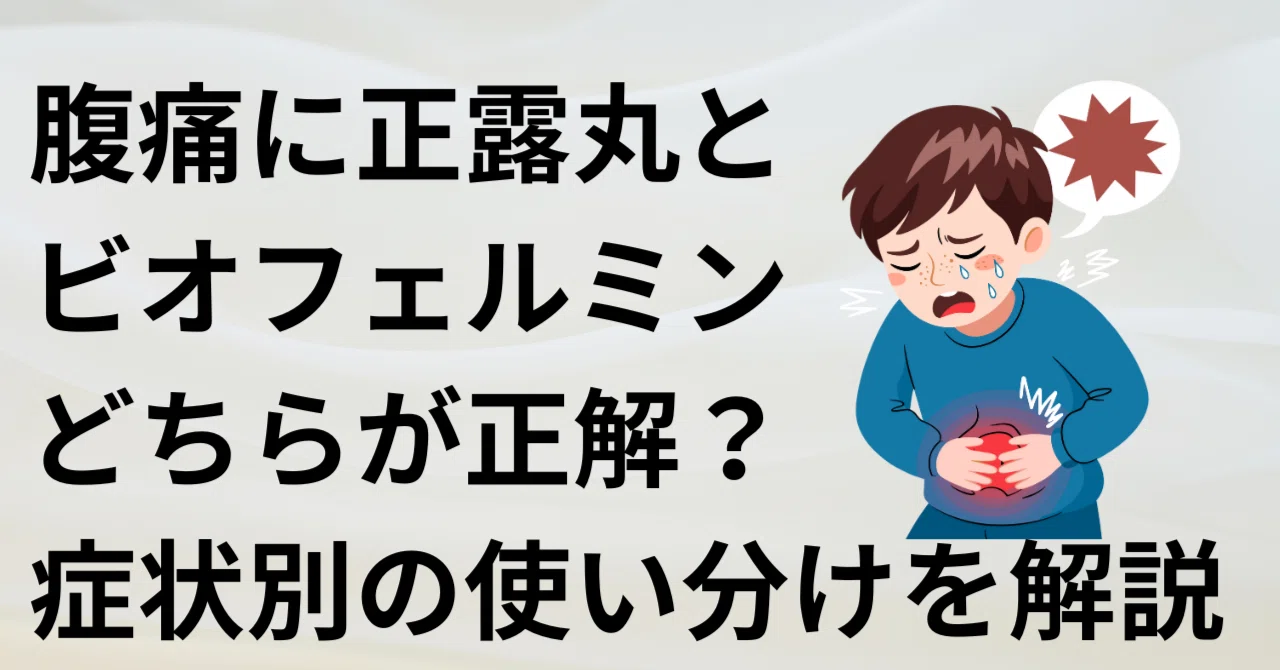 正露丸とビオフェルミンの飲み合わせは危険？同時服用の真相と正しい飲む順番