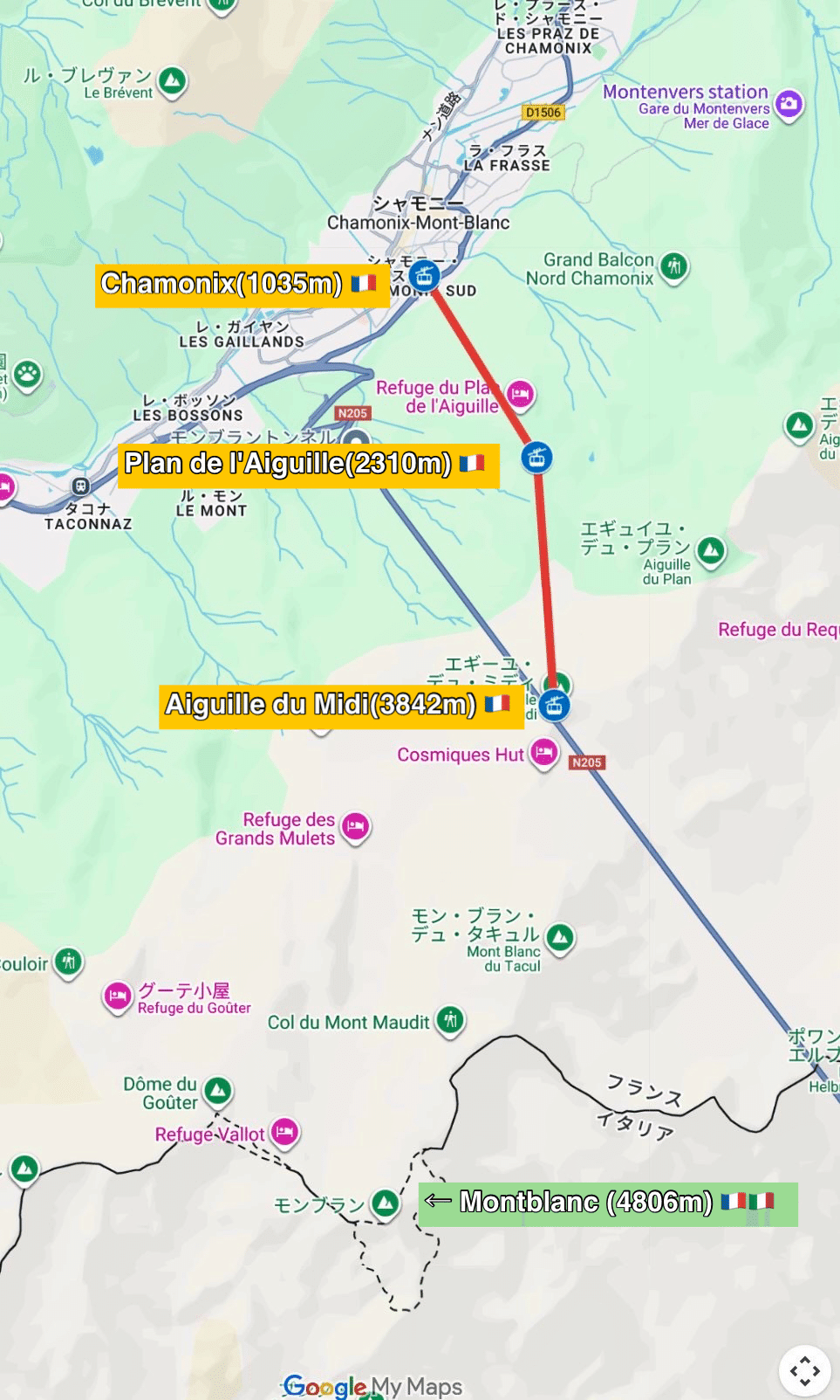 2025年夏の欧州旅】#8🇫🇷標高3842mの展望台！エギーユ・デュ・ミディ