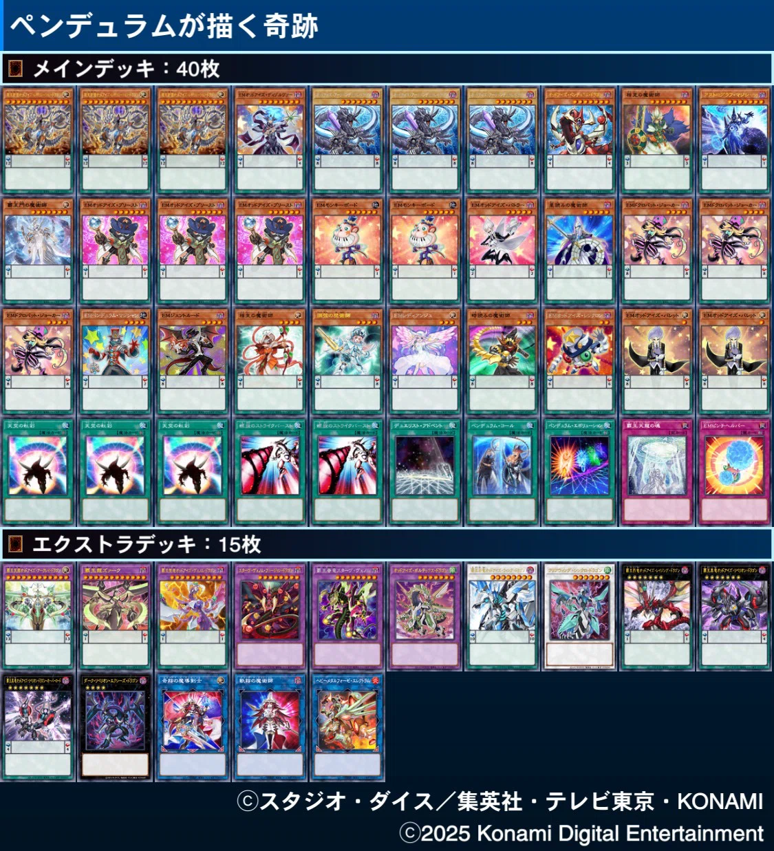 榊遊矢のキャラデッキで遊ぼう！〈最終回後〉〈EM〉編【遊戯王