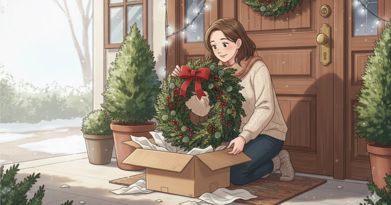 私がクリスマスリースをネットで買って失敗した話。そして、迷わず